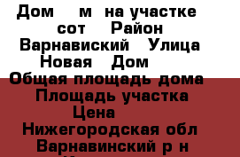 Дом 44 м² на участке 30 сот. › Район ­ Варнавиский › Улица ­ Новая › Дом ­ 19 › Общая площадь дома ­ 44 › Площадь участка ­ 2 320 › Цена ­ 600 000 - Нижегородская обл., Варнавинский р-н, Карасиха д. Недвижимость » Дома, коттеджи, дачи продажа   